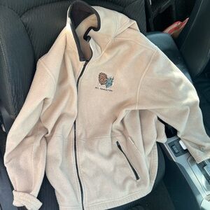 Mt. Charleston Beige Fleece Jacket